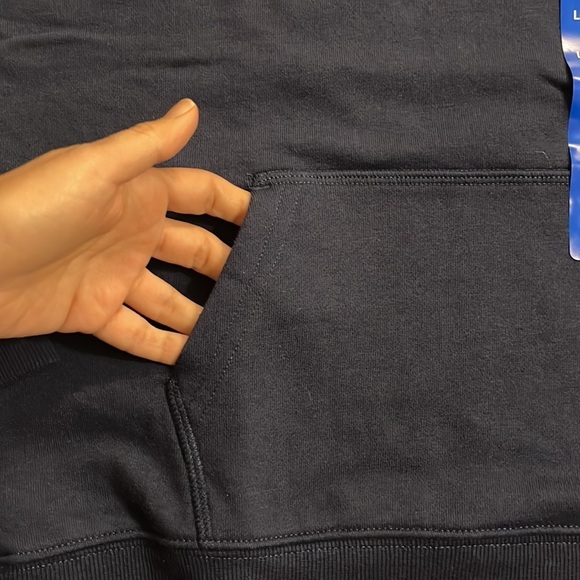 NWT Champion hoodie navy color Size L - Picture 5 of 9